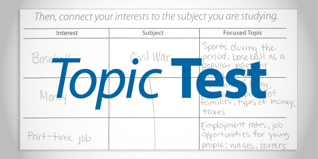 Topic Test Rajputana Diary